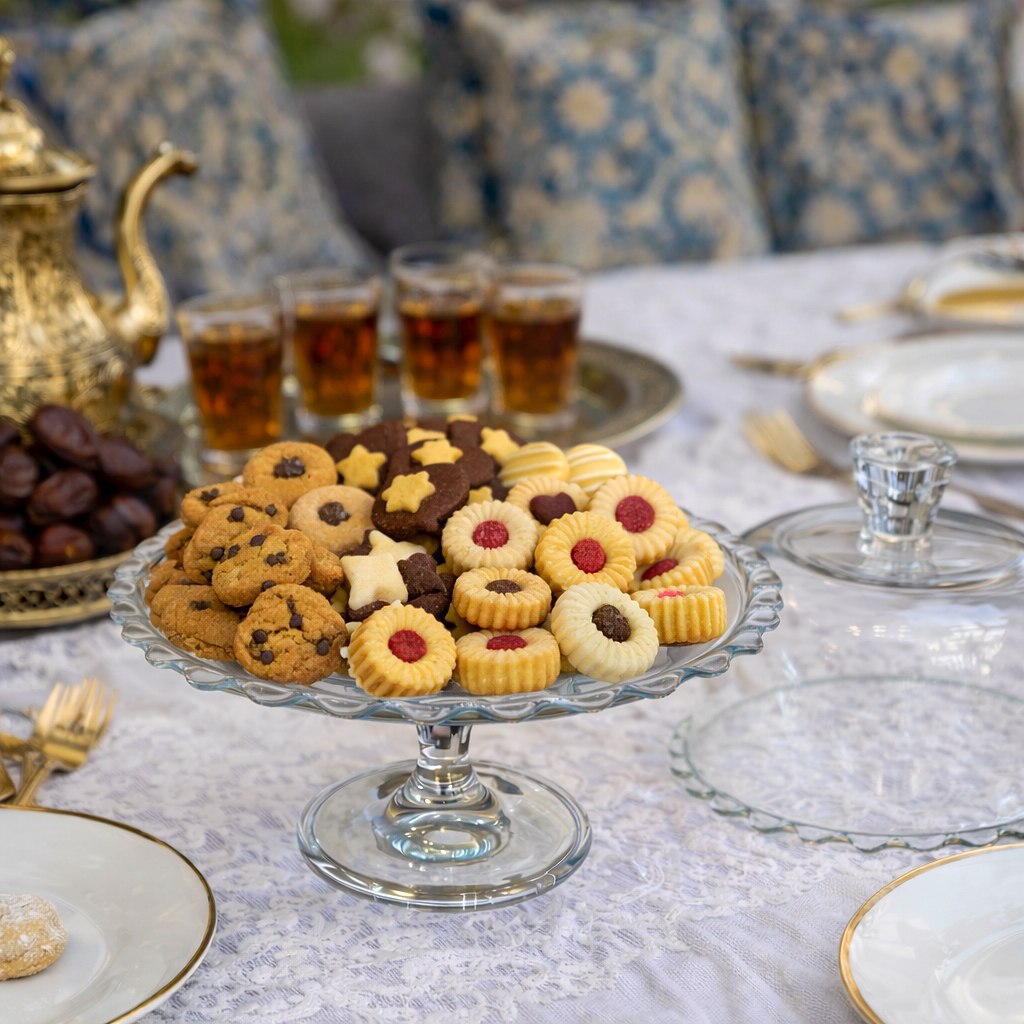 طبق تورته بغطاء من بزباتشي التركي