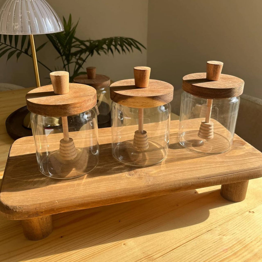 برطمان عسل خشب Zara Home –