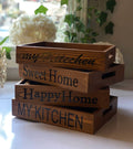 ,sweet Home ,Happy Home, my kitchen صينية