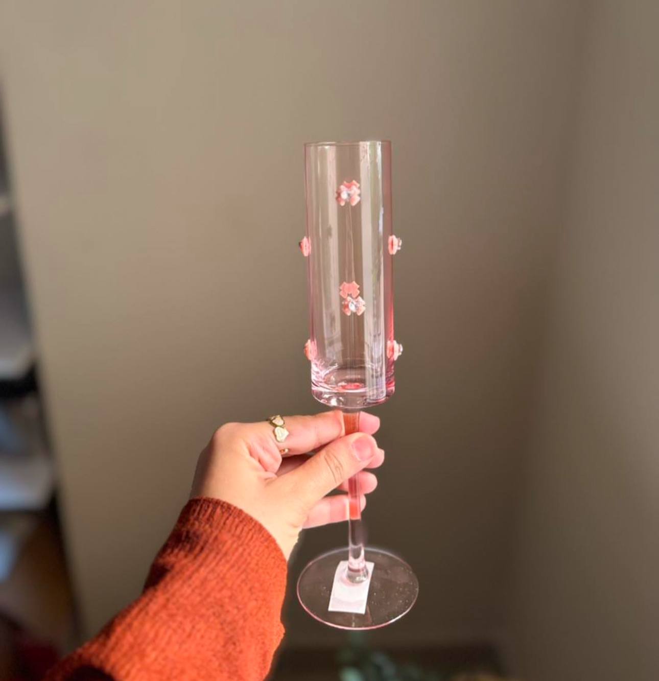 طقم كاسات فيونكة 6 قطعة