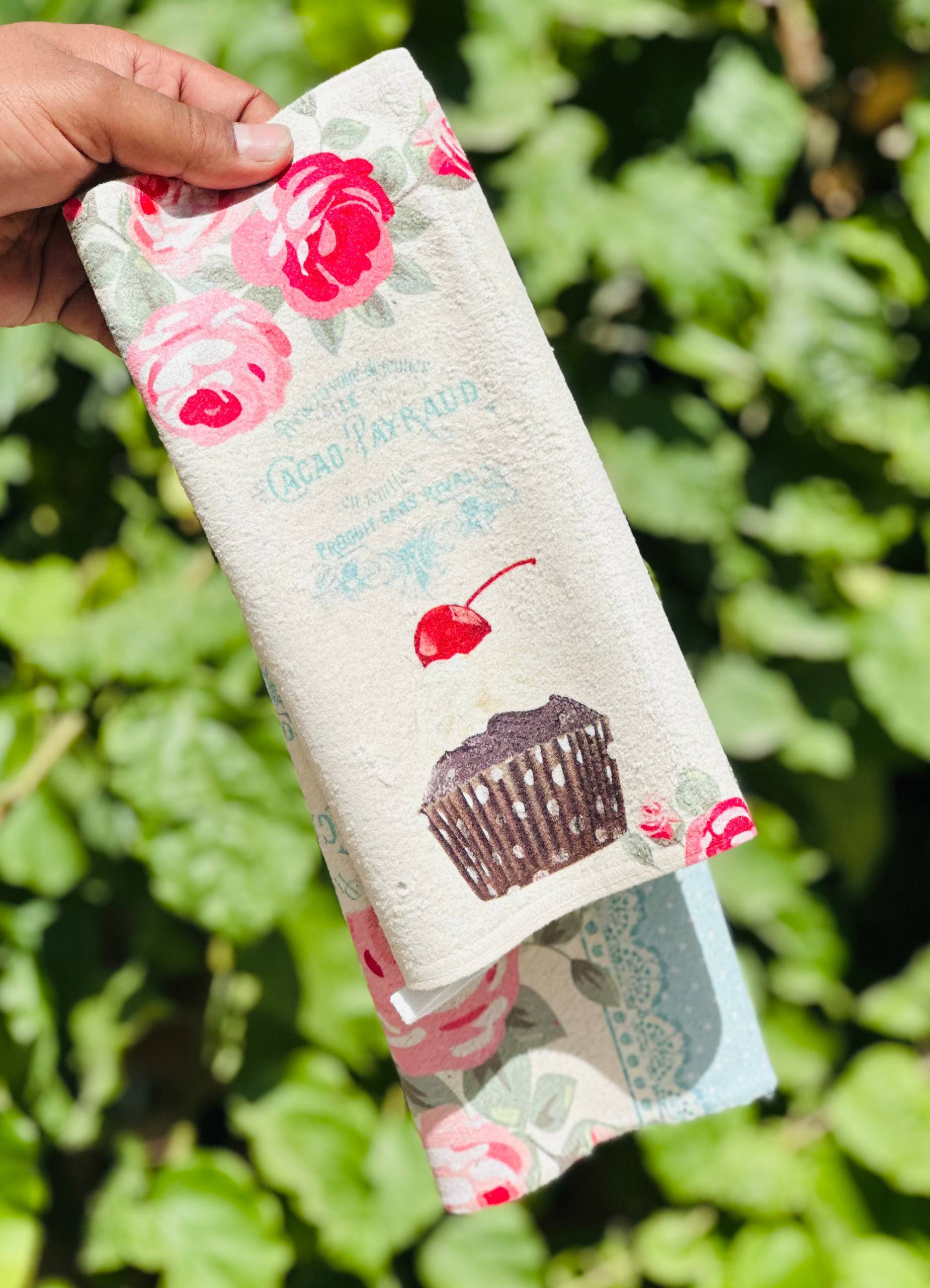 فوطة مطبخ بشكل جذاب2  قطعه