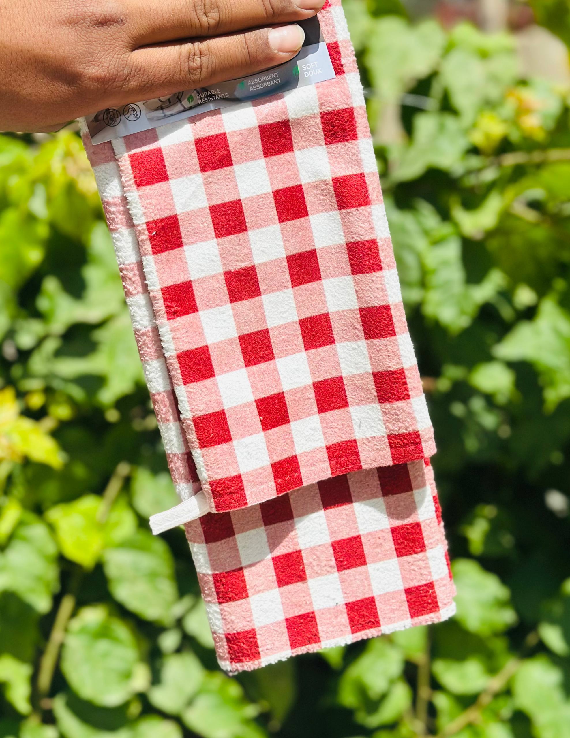 فوطة مطبخ بشكل جذاب2  قطعه