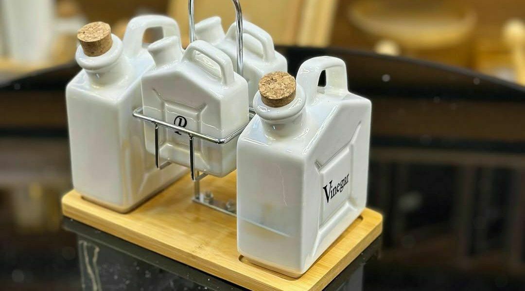 طقم زياته خزف قاروره