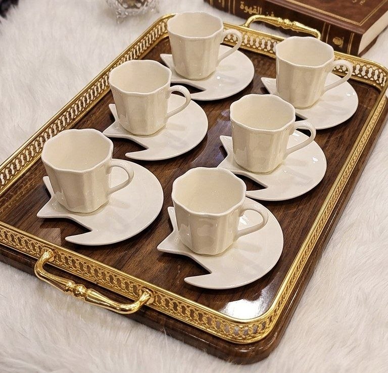 طقم شاي بورسلين بيور