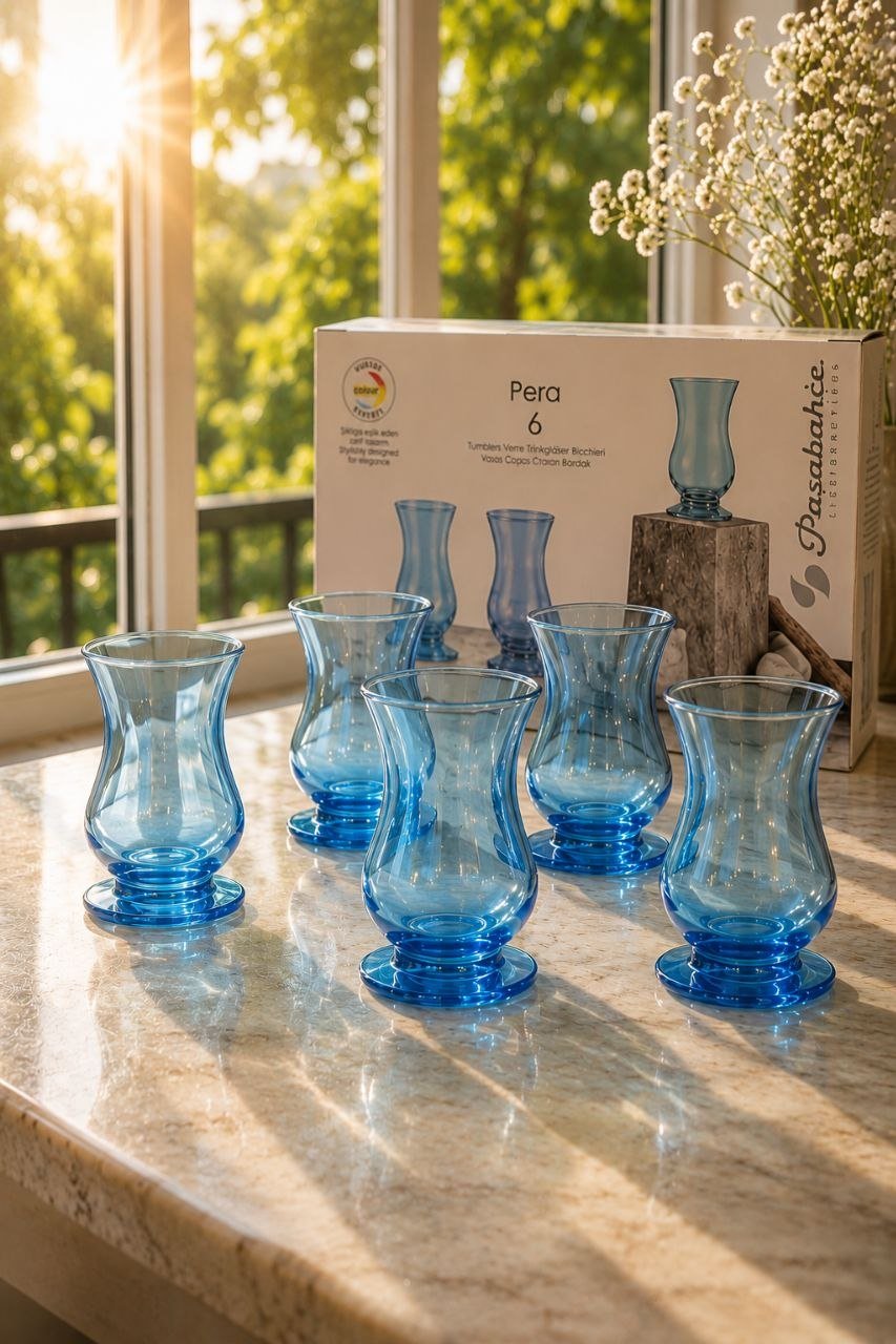 طقم Paşabahçe Pera طقم 6 استكانات