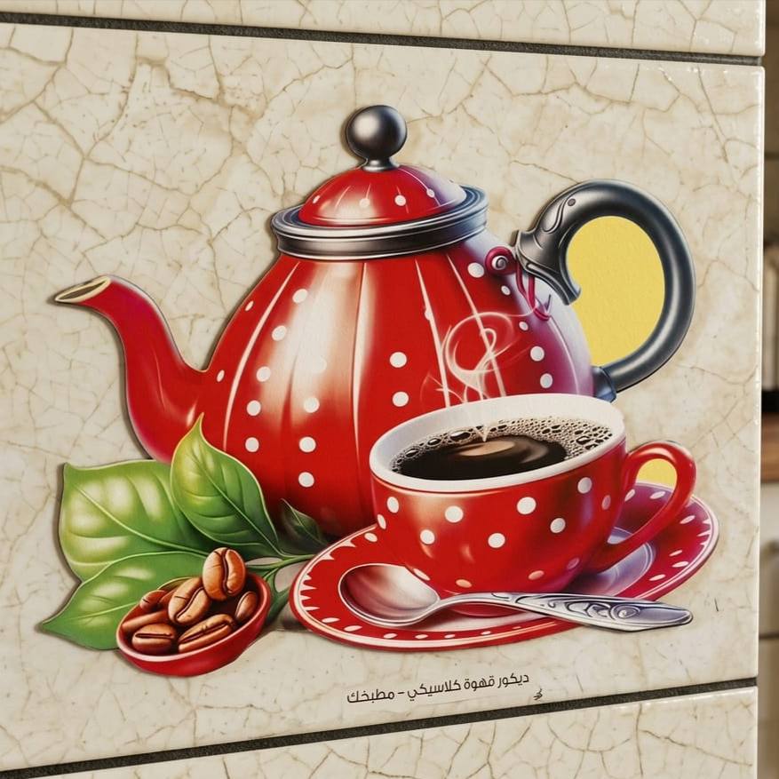 تابلوه ديكور للمطبخ مصنوع من الخشب